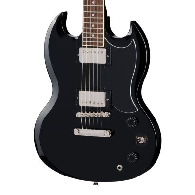 4. Epiphone SG Tribute Ebony - E-Gitarre