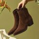 15. Braune Damen-Leder-Cowboystiefel Big Star SS274463