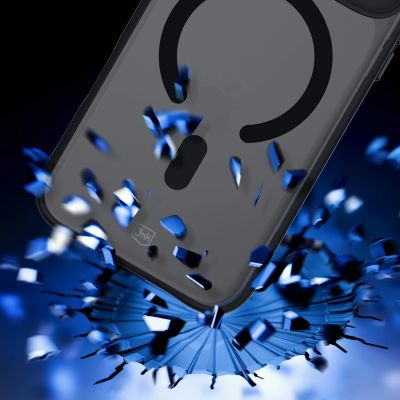 6. 3mk Smoke MagCase für iPhone 17 Pro Max - Schwarz, halbtransparent