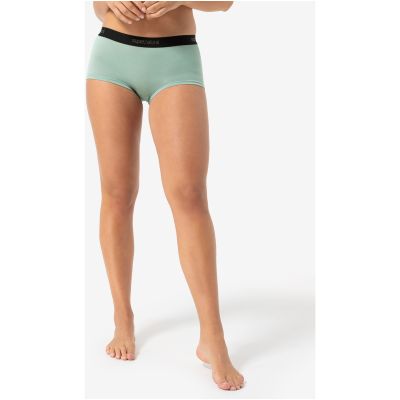 3. Damen-Sportboxershorts SUPER.NATURAL W Tundra 175 Boyfriend Hipster, grün