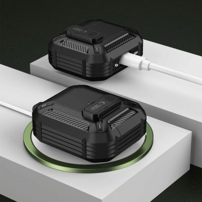 2. Tech-Protect Carbonox-Gehäuse für AirPods 4 – Schwarz