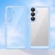 7. Outer Space Case Silikonhülle mit Gelrahmen für Samsung Galaxy S25+ – blau
