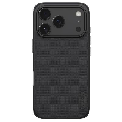 Nillkin Super Frosted Shield Pro Magnethülle kompatibel mit MagSafe für iPhone 17 Pro - Schwarz