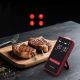 7. Meatmeet X Pro Küchenthermometer mit Bluetooth-/WLAN-App für Grill, Backofen und Smoker – Schwarz