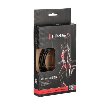 24. HMS SK54 Speed Rope schwarz/rot