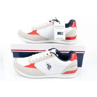 21. US Polo ASSN. M UP21M48062-WHI-RED01 Sportschuhe