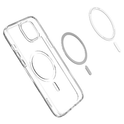 5. Spigen Ultra Hybrid Mag Case mit MagSafe für iPhone 14 Plus – Transparent und Schwarz
