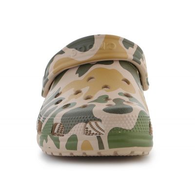 3. Crocs Classic Printed Camo Clog U 206454-2Y6 Flip-Flops