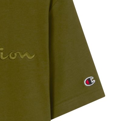 5. Herren Champion SS Tee Oliv 220273 GS585