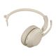5. Jabra Evolve2 65 UC Mono Link380a Kabelloser Over-Ear-Kopfhörer, Beige + Ständer
