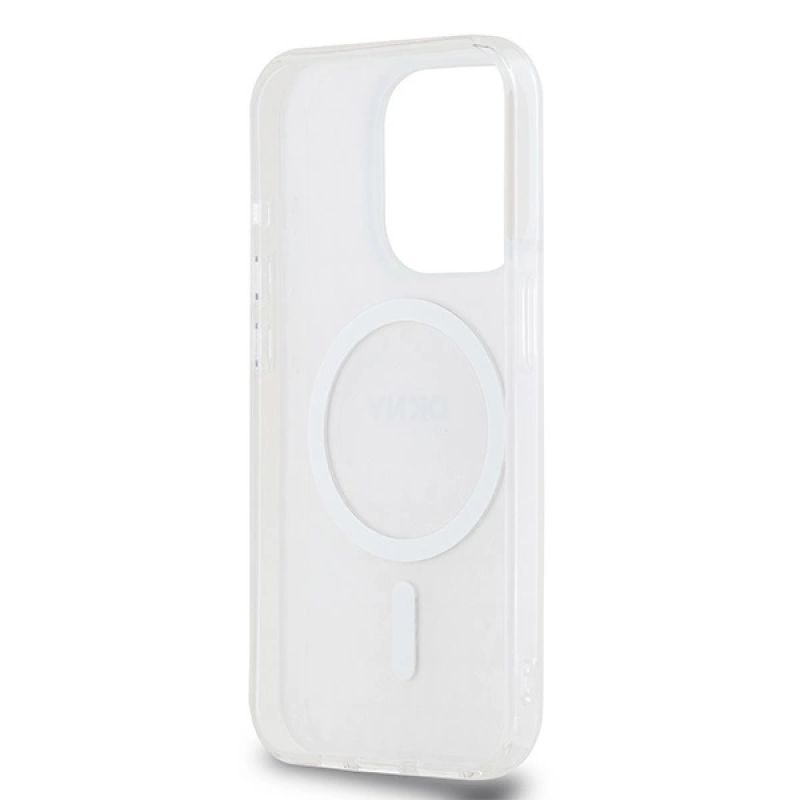 7. DKNY IML Mono & Stripe MagSafe Hülle für iPhone 13 Pro / 13 – Rosa