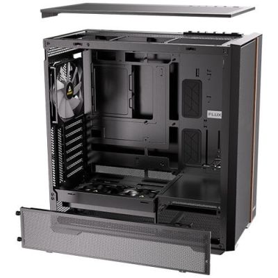 20. Antec FLUX REAR Midi-Tower, Schwarz