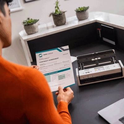 7. Brother ADS-1800W ADF-Scanner, 1200 x 1200 dpi, A4, Weiß