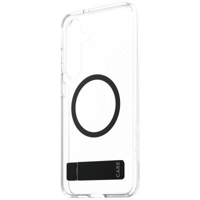 3. CARE by PanzerGlass Feature Black Kickstand & QI Case für Samsung Galaxy S25+ – transparent
