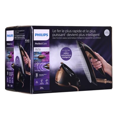 10. Philips GC9682/80 Dampfbügeleisen (2800W; schwarz)