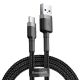 2. BASEUS USB-KABEL AUF USB-C-KANAL 3A 1M GRAU-SCHWARZ