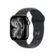 Apple Watch Series 11 (2025) GPS 42 mm Gehäuse aus Aluminium in Jet Black mit Sportarmband S/M
