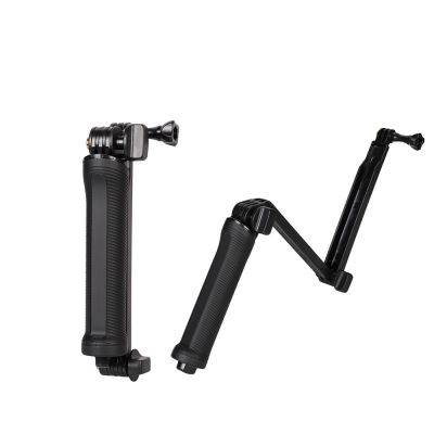 7. 3-in-1-Einbeinstativ-Stativ mit Selfie-Halterung für GoPro – Schwarz