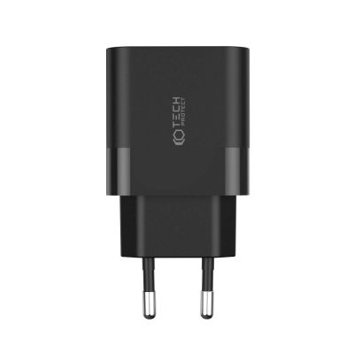 3. Tech-Protect C20W Netzladegerät 2x USB-C PD 20W - Schwarz