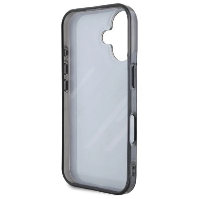 7. BMW Motosport IML Random Stripes Hülle für iPhone 16 – Schwarz