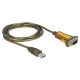 DeLOCK 65840 Parallelkabel, Schwarz/Gelb, 1,5 m, USB Typ-A, DB-9