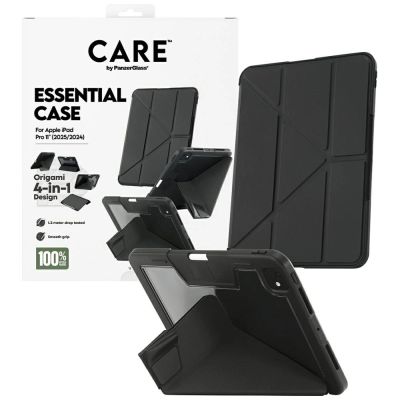 4. Care by PanzerGlass Y-Fold-Hülle für iPad Pro 11" 2025 / 2024 - Schwarz