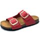 11. Bio Bio Damen-Slipper, profilierte Flip-Flops, Naturleder