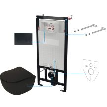 6-in-1 Unterputz-WC-Set