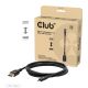 3. CLUB3D CAC-1563 2m USB Typ-C DisplayPort Kabeladapter Schwarz