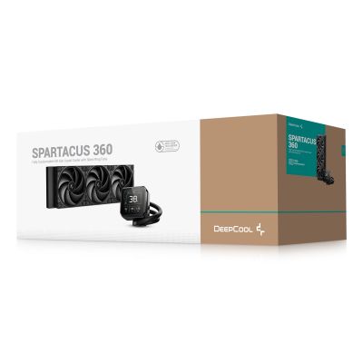 9. DeepCool Spartacus 360 Prozessor-Flüssigkeitskühlungsset 12 cm Schwarz