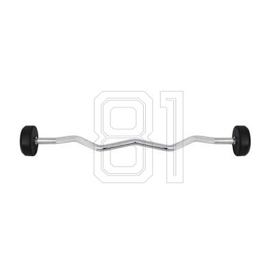7. Gummierte Festhantel/Stange HMS GSL-10 10 kg