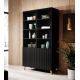 3. PAFOS Regal 100x40xH176,5 schwarz matt