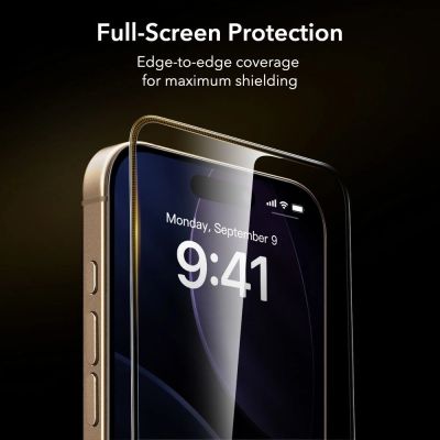 9. ESR UltraFit Armorite Pro Panzerglas für iPhone 17 Pro - Klar