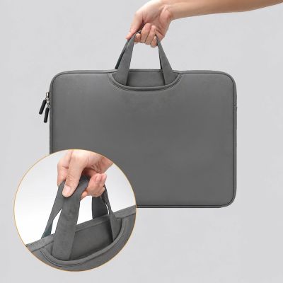 6. Wozinsky WNT-15G 15,6"-Laptoptasche mit ausziehbarem Neoprengriff – Grau