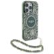 3. Guess IML Flowers Allover Electro With Pearl Strap MagSafe Hülle für iPhone 16 Pro Max - grün