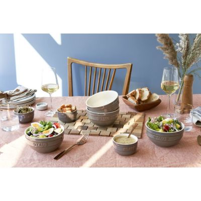 3. Staub Ceramique Tasse 700 ml Grau rund