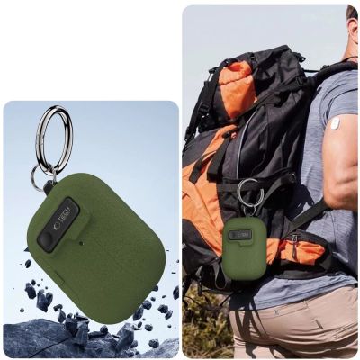 10. Tech-Protect Slim Hook Case für AirPods Pro 3 – Grün