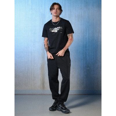 3. Herren-T-Shirt mit Aufdruck, regulär, Größe 4F 4FRSS26TTSHM3662-20S