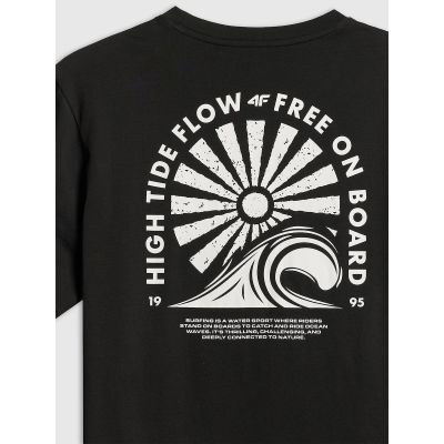5. Lässiges Herren-T-Shirt mit Aufdruck 4F 4FRSS26TTSHM4296-20S