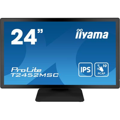 19. iiyama ProLite T2452MSC-B1 Computermonitor 23,8 Zoll 1920 x 1080 px Full HD LCD-Touchscreen Schwarz