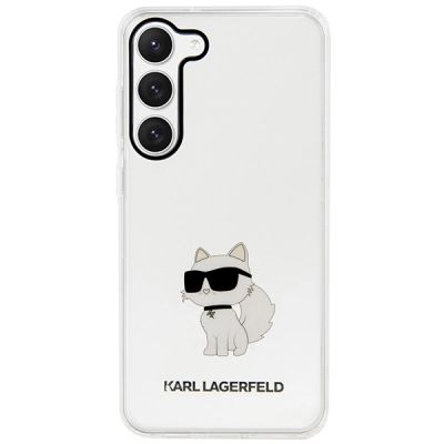3. Karl Lagerfeld KLHCS23SHNCHTCT S23 S911 transparenter Hartschalenkoffer Ikonik Choupette