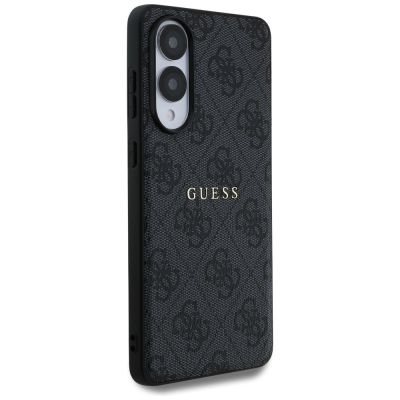 4. Guess 4G Ring Classic Logo MagSafe Case für Samsung Galaxy S25 Edge - Schwarz