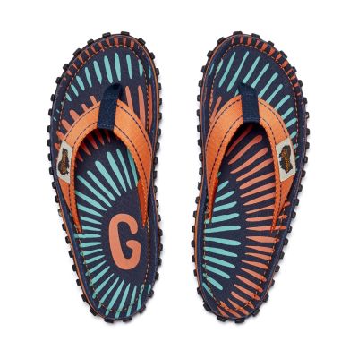 Gumbies Unisex-Flip-Flops ISLANDER FLIP-FLOP TANGERINE BURST