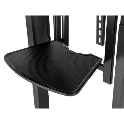 5. Equip Bodenständerhalter 55-100"/1TFT 120kg 1Regal Massiv Einzelhandel (650633)