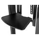 5. Equip Bodenständerhalter 55-100"/1TFT 120kg 1Regal Massiv Einzelhandel (650633)