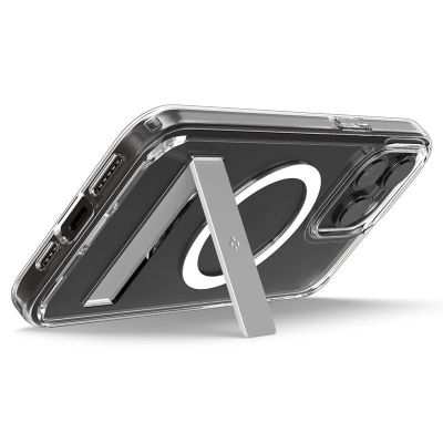 8. Spigen Ultra Hybrid S MagSafe Hülle mit Ständer für iPhone 15 Pro – transparent