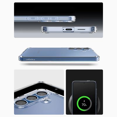 4. Spigen Ultra Hybrid-Hülle für Samsung Galaxy S25+ – transparent