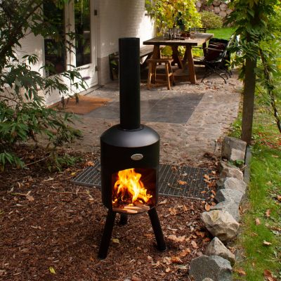 16. Bonfeu Bonbini Gartenkamin schwarz 2901
