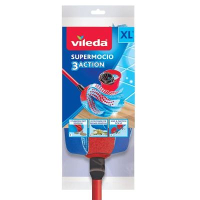 8. Vileda 3Action Velour XL Mop Einsatz