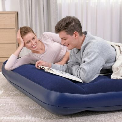 2. Bestway Doppel-Samtmatratze mit Pumpe 203x152x28 cm 67226